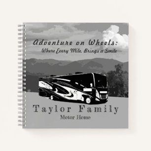 Motorhome RV Camper Travel Journal