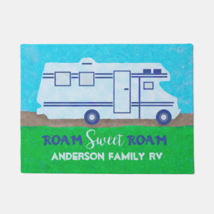 Motorhome RV Camper Travel Van Roam Aangepaste n Deurmat