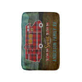 Motorhome RV Camper Travel Van Rustic - Aangepast Badmat (Voorkant Verticaal)