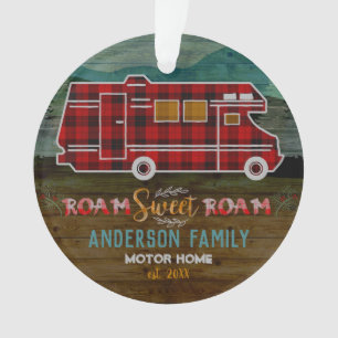 Motorhome RV Camper Travel Van Rustic - Aangepast Ornament