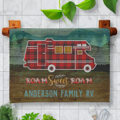Motorhome RV Camper Travel Van Rustic - Aangepast Theedoek