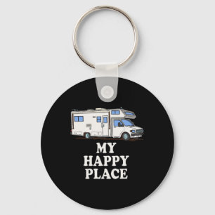 Motorhome T-shirts Mijn Gelukkige Plek Cl C Sleutelhanger
