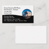 Motorhomes de véhicules récréatifs Cartes de visit (Devant / Derrière)