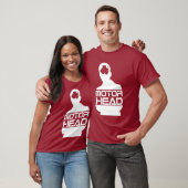 motorhoofd wit logo t-shirt (Unisex)