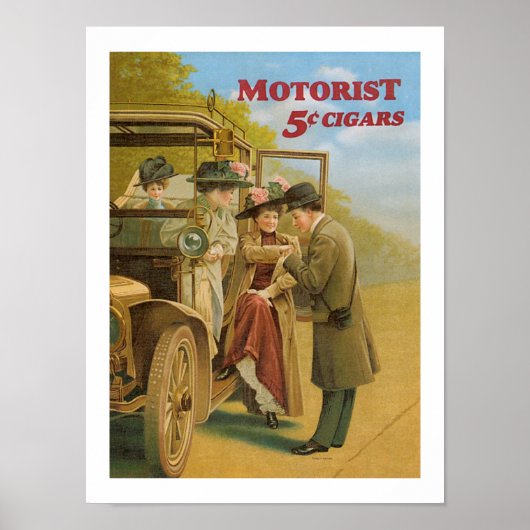 Motorist Cigars Automobile and Art Poster (Voorkant)