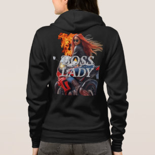 Motorjas voor de Baas Dame Hoodie