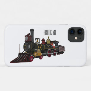 Motorlocomotief, afbeelding van cartoon iPhone 11 hoesje