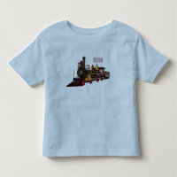 Motorlocomotief, afbeelding van cartoon