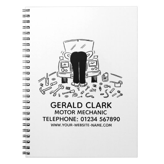 Motormechanisch Notitieboek (Voorkant)