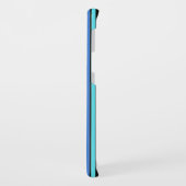 Motorola Droid RAZR Coque : Blue Moons Stripes (Dos/Gauche)
