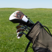 Motorrijden in Desert Cactus Westerne Set Golfheadcover (Insitu)