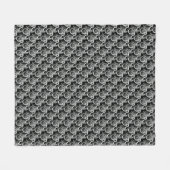 motorrijder Antiek fiets Fleece Deken (Voorkant (Horizontaal))