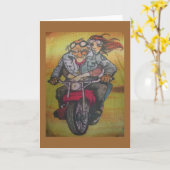 motorrijder kaart (Gele Bloem)