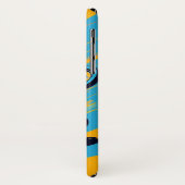 Motorrijder leunt in een scherpe bocht Case-Mate iPhone case (Achterkant/links)