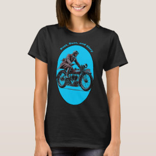  motorrijder met een bril URM T-shirt