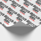 Motorrijders doen het beter Humor Cadeaupapier (Hoek)