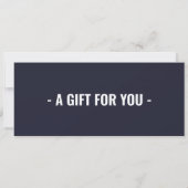 Motorrijlessen Cadeaubon Kaart (Achterkant)