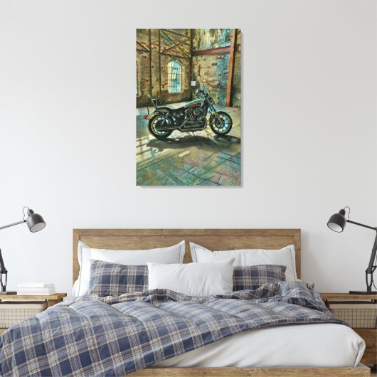 motorrijtuigengeschenken canvas afdruk (Insitu (Slaapkamer))