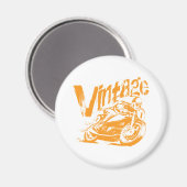  motorrijtuigenracer magneet (Voorkant / Achterkant)