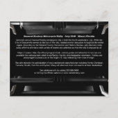 Motorrijwiel Briefkaart (Achterkant)