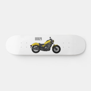 Motorrijwiel, cartoon skateboard