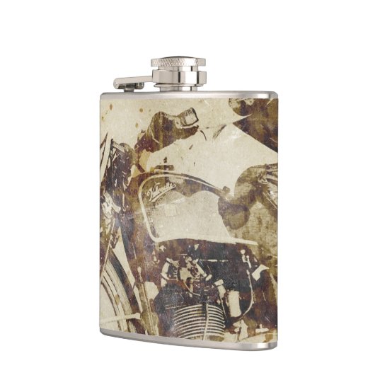  motorrijwiel heupfles (Links)