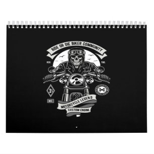 motorrijwiel legende van de motorrijder of die bik kalender