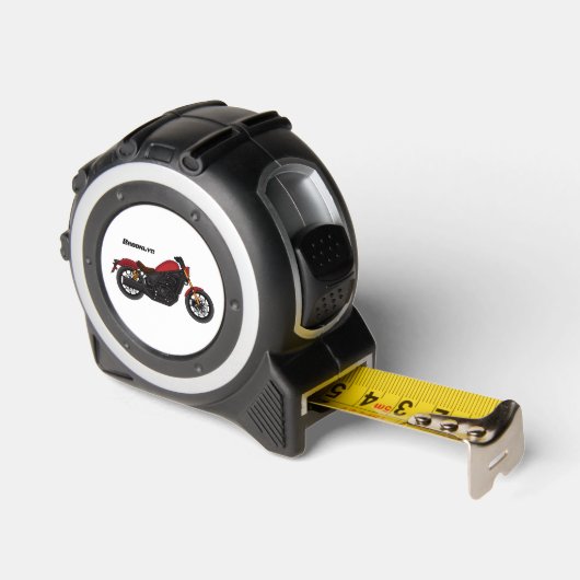 Motorrijwiel met wolkruisstijl rolmaat (Hoek)