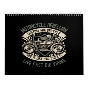 motorrijwiel rebellion aangepaste motorfiets kalender