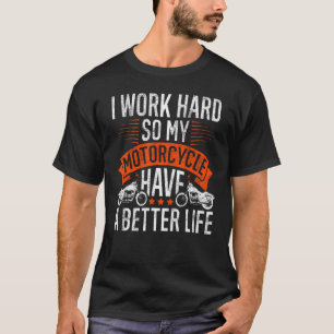 Motorrijwiel voor motorfietsen van motorfietsen t-shirt