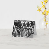 Motorrijwielen Blank Note Kaart (Gele Bloem)