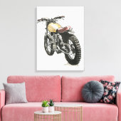 Motorrijwielen in inkt III Canvas Afdruk (Insitu (Woonkamer))