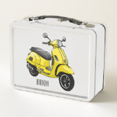 Motorrijwielillustratie cartoon (Achterkant)