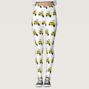 Motorrijwielillustratie cartoon leggings