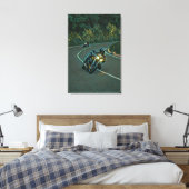  motorrijwielkunst canvas afdruk (Insitu (Slaapkamer))