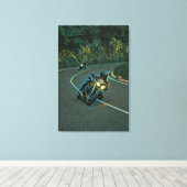  motorrijwielkunst canvas afdruk (Insitu (Houten vloer))