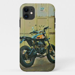  motorrijwielkunst iPhone 11 hoesje