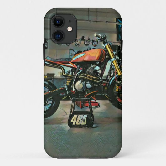  motorrijwielkunst Case-Mate iPhone case (Achterkant)