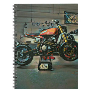 motorrijwielkunst notitieboek