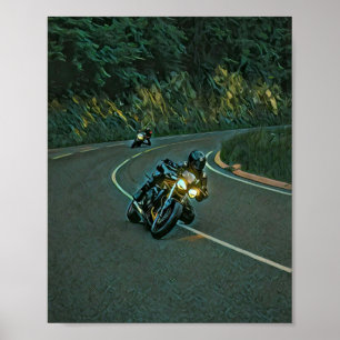  motorrijwielkunst poster