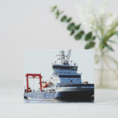 Motorschip, Edinburgh Leith-haven Briefkaart (Staand voorkant)