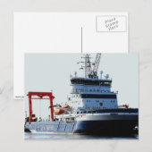 Motorschip, Edinburgh Leith-haven Briefkaart (Voorkant / Achterkant)