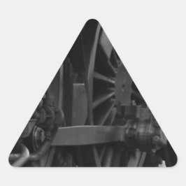 Motorschool voor locomotieven driehoek sticker