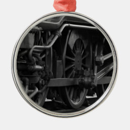 Motorschool voor locomotieven metalen ornament