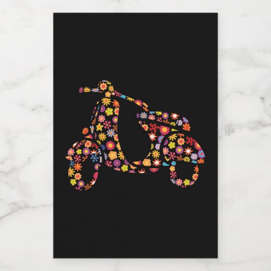 Motorscooterventilator Voedselcontainer Etiket (Enkel label)