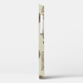  motorsilhouetten: naadloze achtergrond Case-Mate iPhone case (Achterkant / Links)