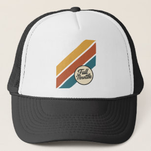 Motorsport Design - Retro Speed Stripes Trucker Pet