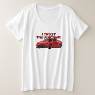 Motorsport Fan I Trust Machine- Machine race Grote Maat T-shirt