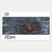 Motorsport label sticker (Voorkant)