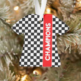 Motorsport thema ornament